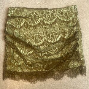 Free People mini skirt lace